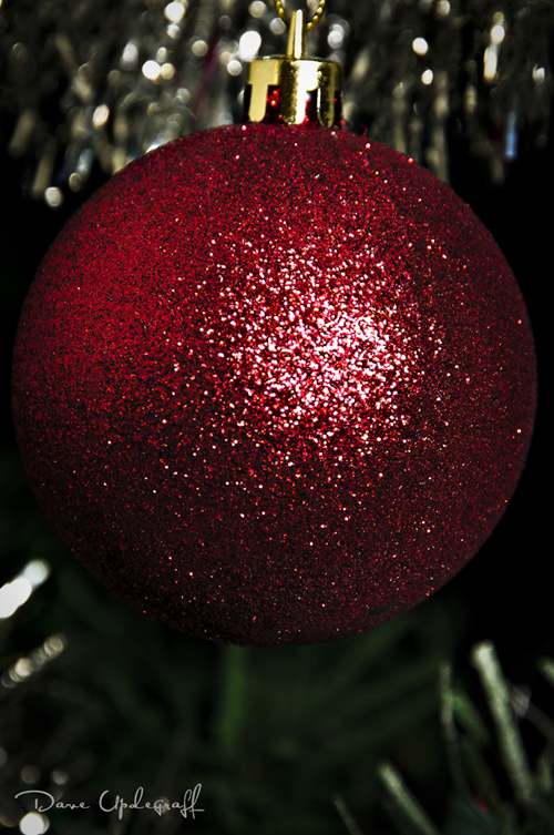 Red Christmas Tree Ornament