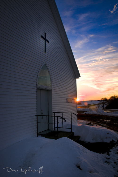 Brilliant Sunset Church 3