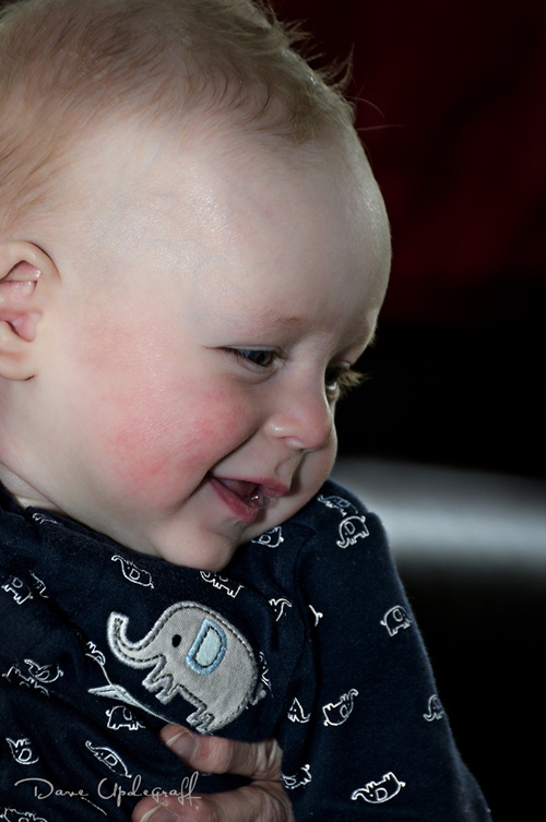 Joshua Smiling at his Mom