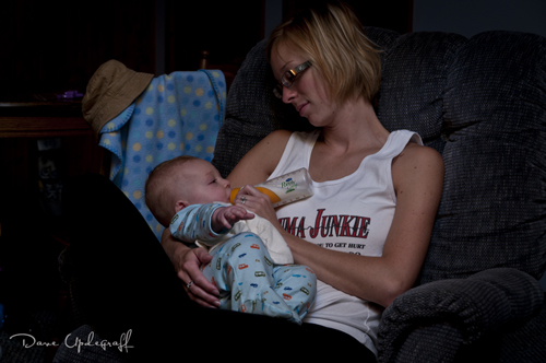 Angie and Josh share a moment