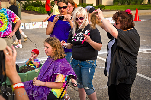 Teacher Donating Hair