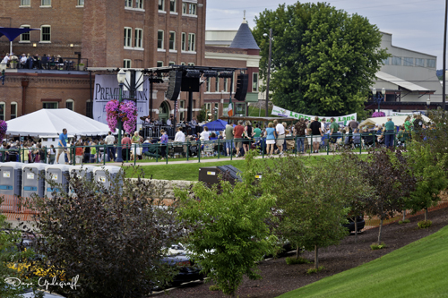 Some of the crowd from the Irish Hooley