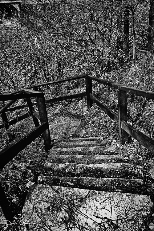 BlackMonday-C Stairway down from the top of the Kilns