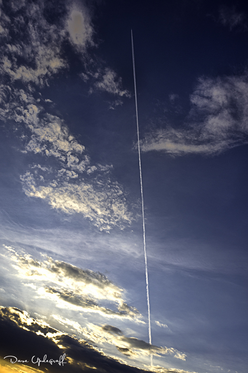 Thursday_10-27-2011-A Jet Streaks Across an Autumn Sky