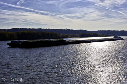 Barge On The Mississippi