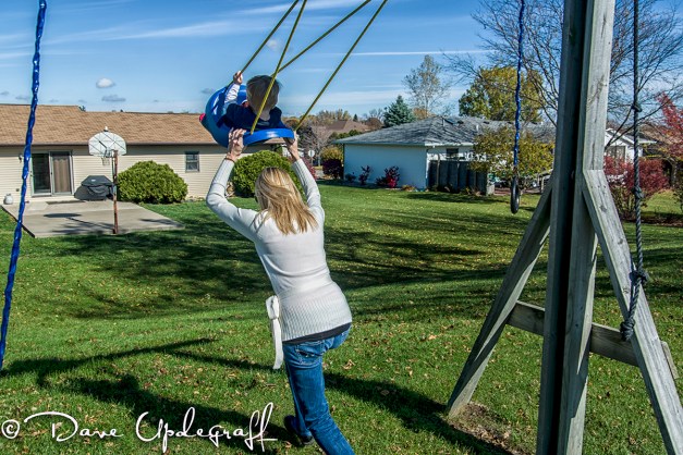 Angie does an underdog with Josh