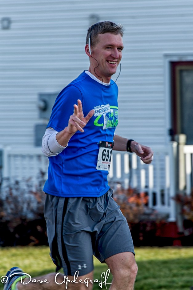 Ben runs in the annual Turkey Trot - 2012