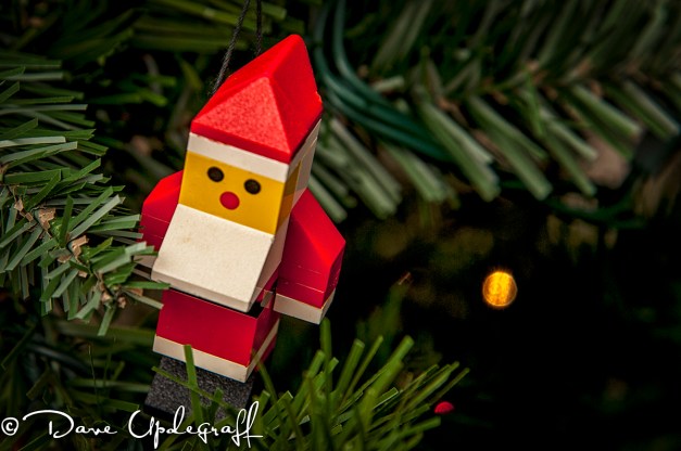 Leggo Santa Ornament