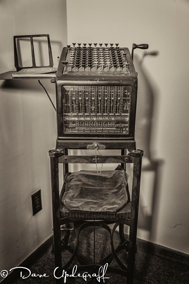 Burroughs Class 1 Model 9 Bank Posting Machine