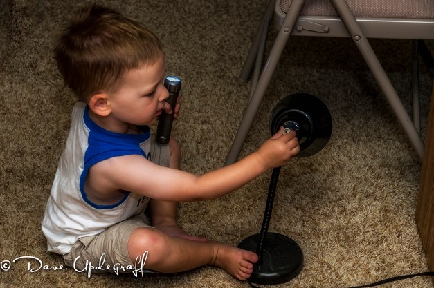 Joshua and his lights