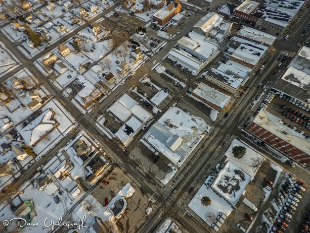 Maquoketa State Bank From The Air