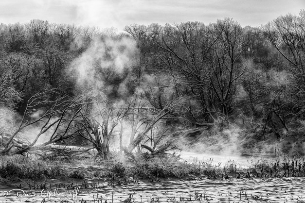 Black and White bridge to nowhere